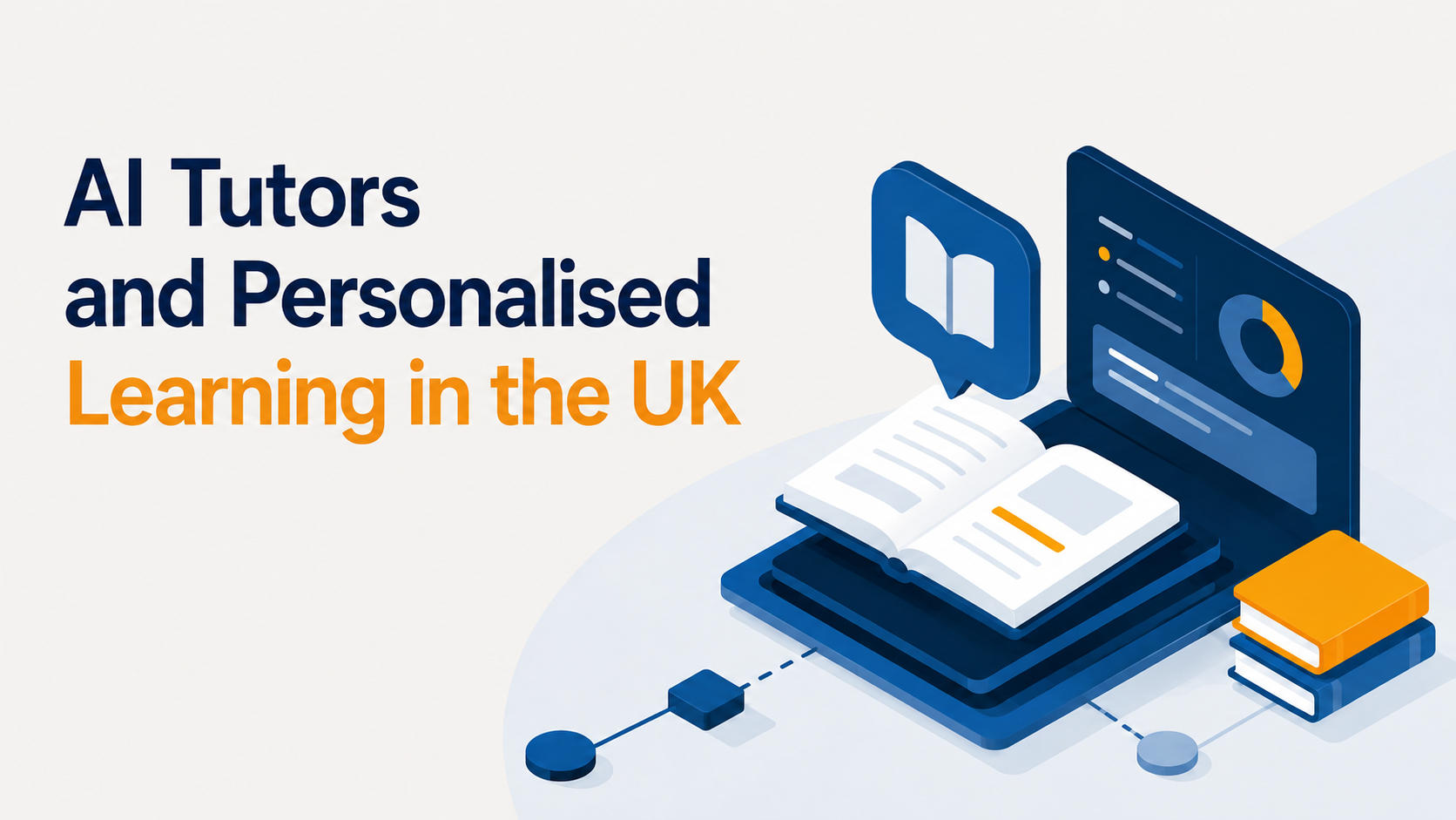 Illustration for the article: AI Tutors and Personalised Learning in the UK