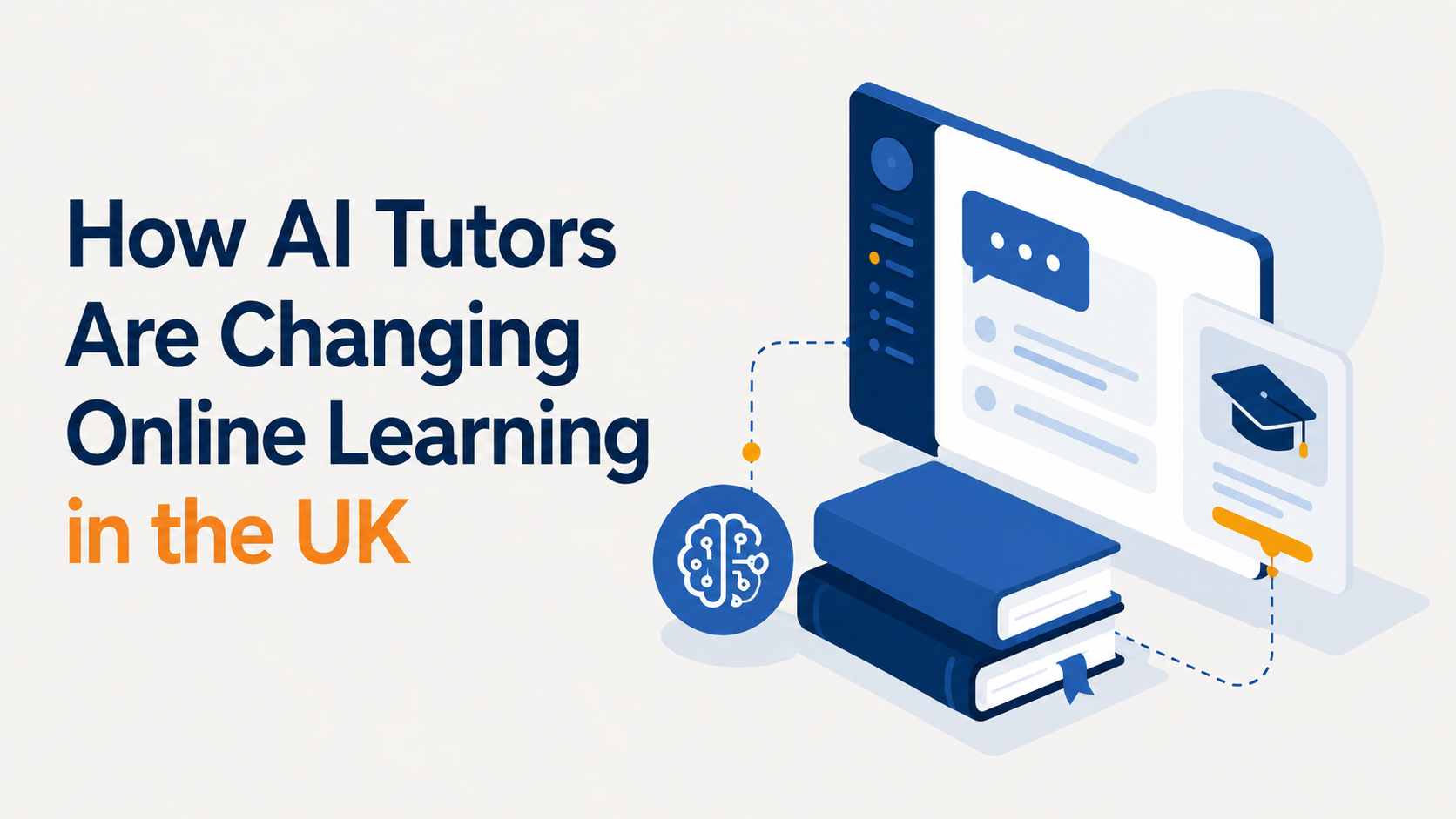 Illustration for the article: How AI Tutors Are Changing Online Learning in the UK