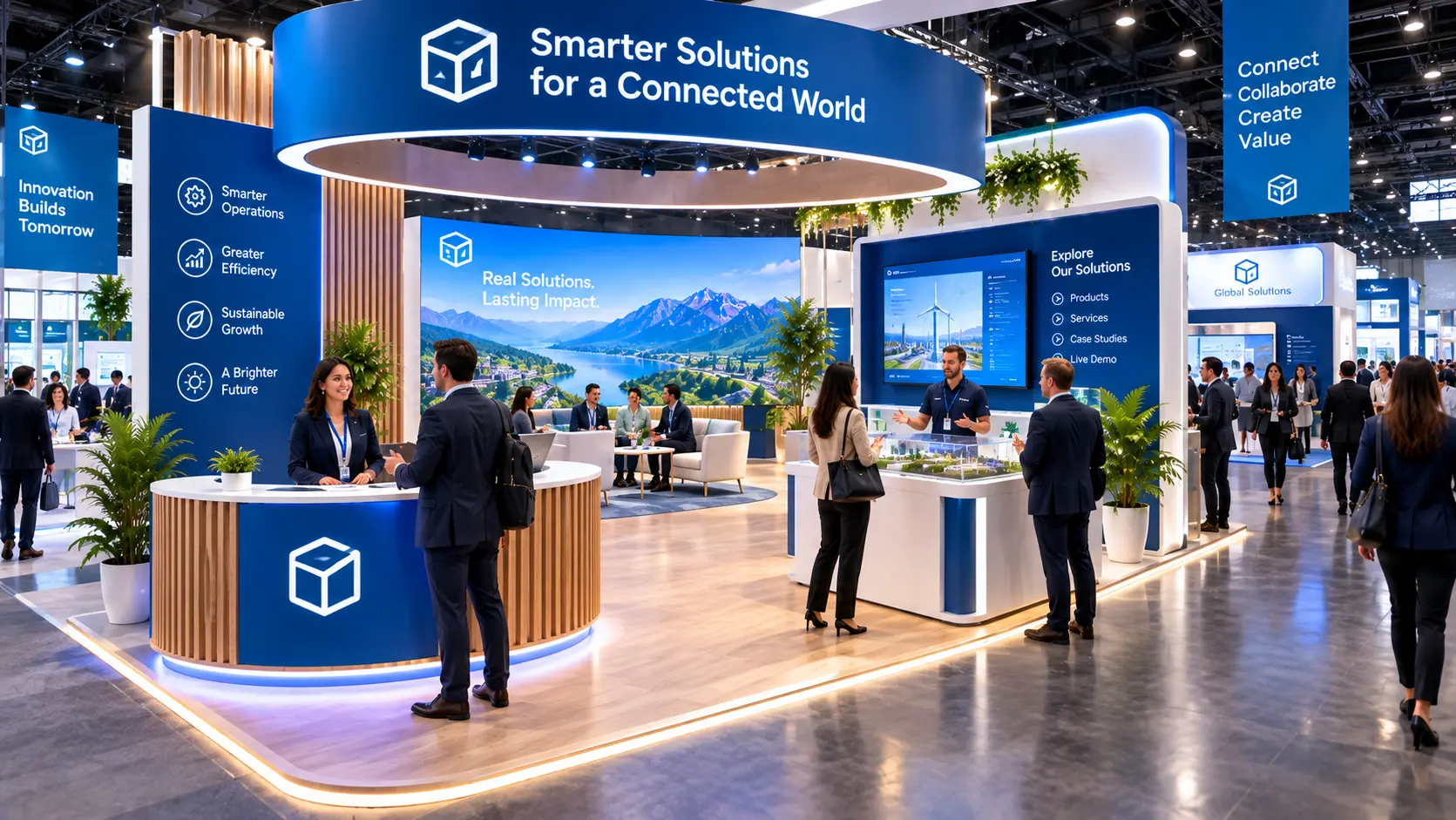 Virtual supplier exhibition hall