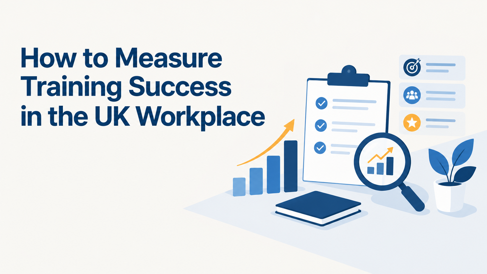 Illustration for the article: How to Measure Training Success in the UK Workplace