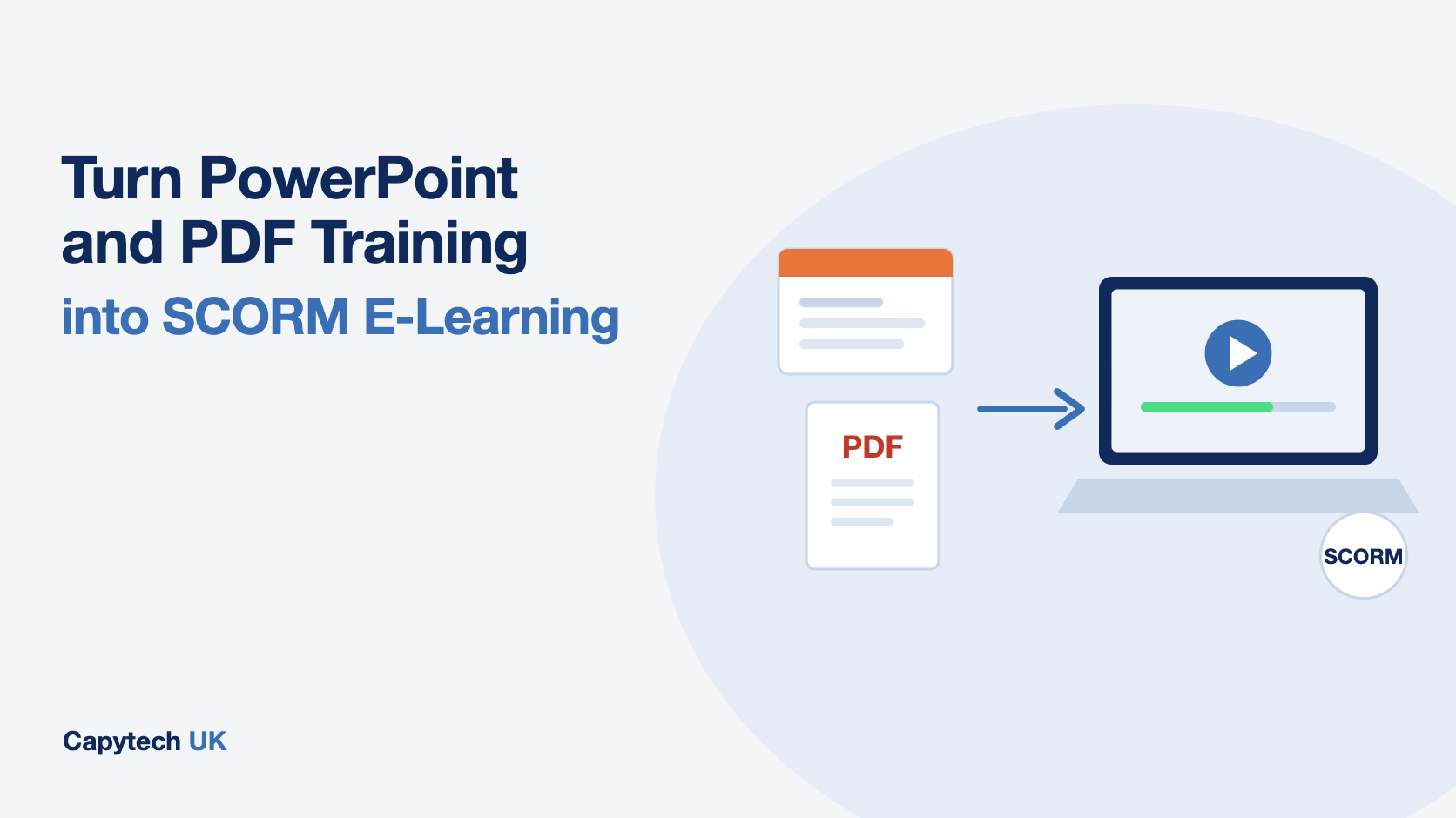 Turn PowerPoint and PDF Training into SCORM E-Learning