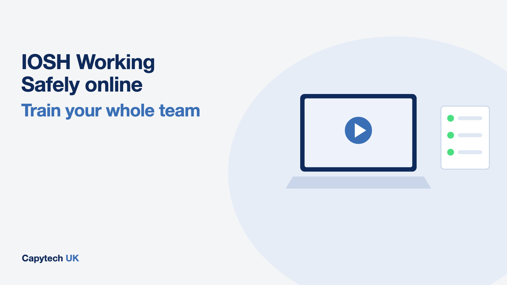 IOSH Working Safely Online: How to Train a Whole Workforce