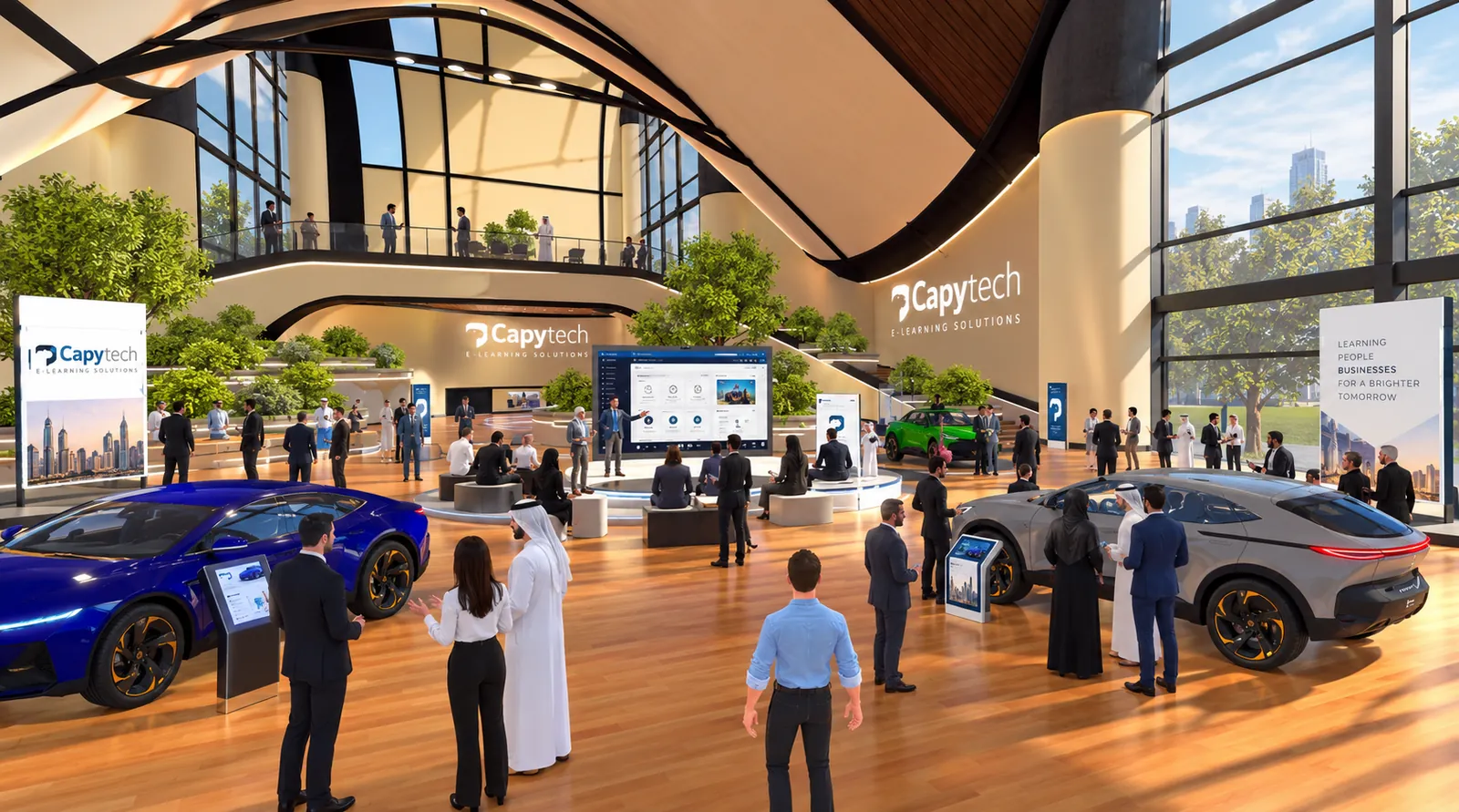 Virtual conference auditorium